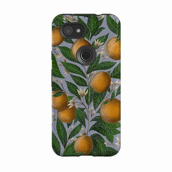 Frosted Finish Google Tough Case -  Oranges By Catherine Rowe