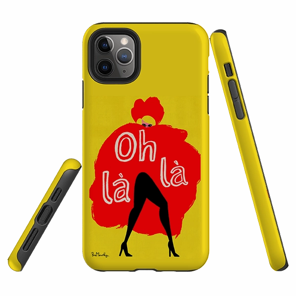 iPhone Tough Case - Oh Lala By Paul Thurlby Simple Finish Shock Proof