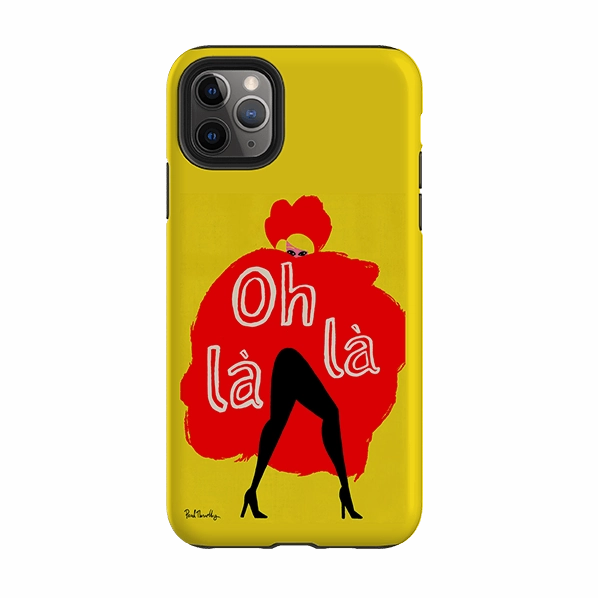 easy installation Protective Shell iPhone Tough Case - Oh Lala By Paul Thurlby