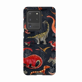 Samsung Tough Case - Parisian Dinosaurs By Katherine Quinn Everyday Style Bold Look