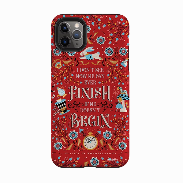 iPhone Tough Case - Alice By Jenny Zemanek Waterproof Design