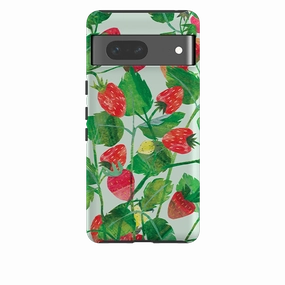 Stylish Edge Shock shield Google Tough Case - Strawberries By Tracey English