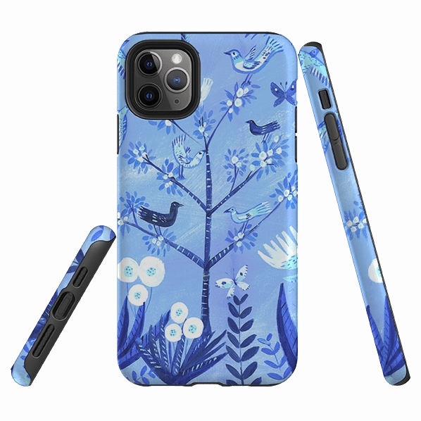 iPhone Tough Case - Folk Art By Mary Stubberfield Durable Grip slim fit