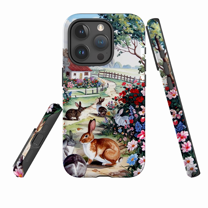 iPhone Tough Case - Rabbit Cottage Lightweight Feel