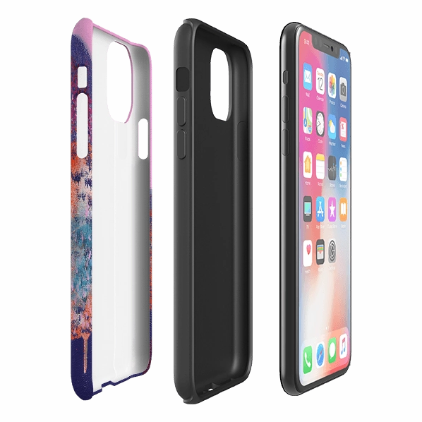 Printed Artwork Modern Grip iPhone Tough Case - Pav Garden By Tiffany Lynch