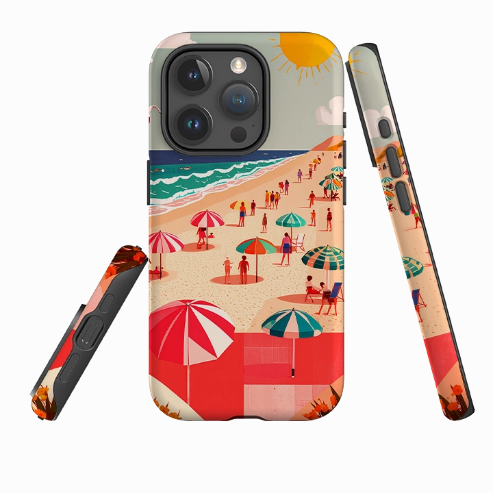 Hand Friendly Ultra light iPhone Tough Case - Mediterranean Beach