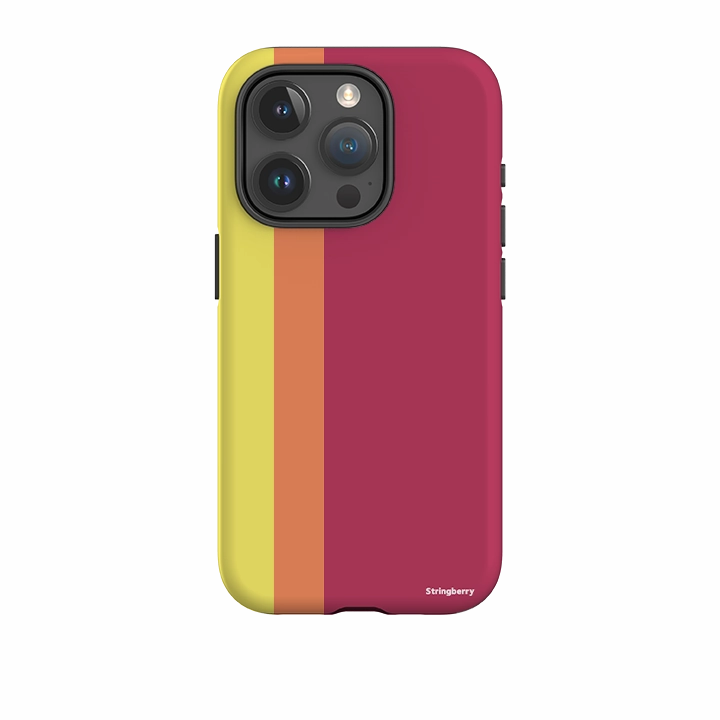 iPhone Case - Bari Chroma-Stripe Phone Accessory Transparent Shell