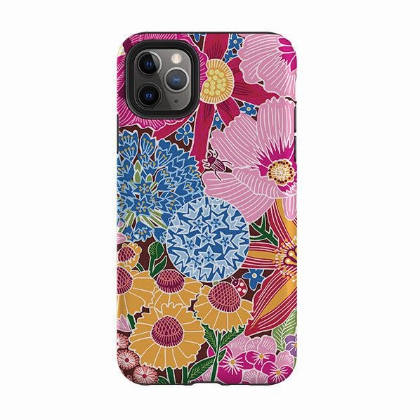 iPhone Tough Case - Jigsaw Floral 2 By Kate Heiss Compact Look