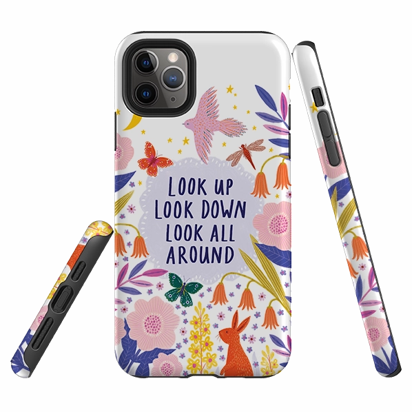 iPhone Tough Case - Look Up Look Down By Lee Foster Wilson Clear Edge