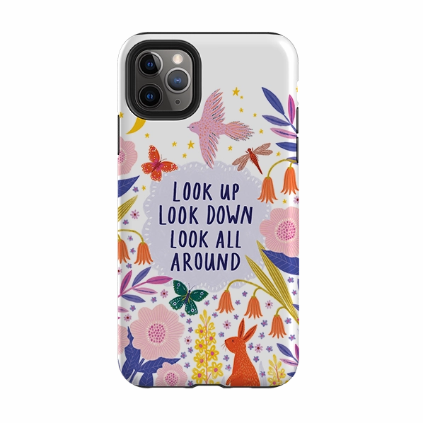 iPhone Tough Case - Look Up Look Down By Lee Foster Wilson Heat dissipation Refined Pattern