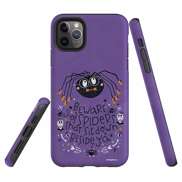 iPhone Tough Case - Spider By Ali Brookes Hybrid Build