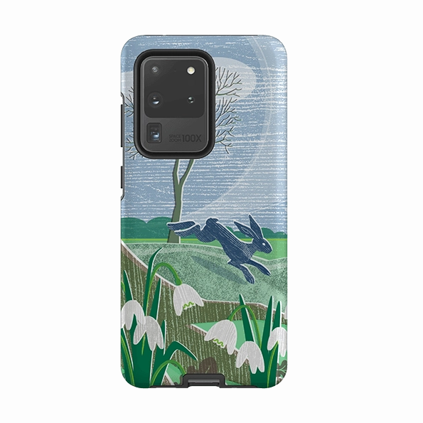 Samsung Tough Case - Snowdrops And Hare By Liane Payne Shock shield Soft Look Texture