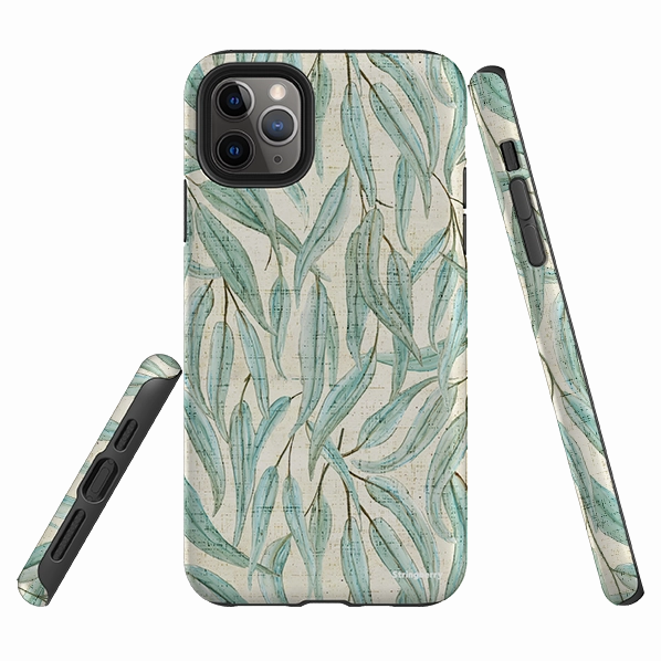 Protective Look Elegant Surface Texture iPhone Tough Case - Gum Green By Katherine Quinn