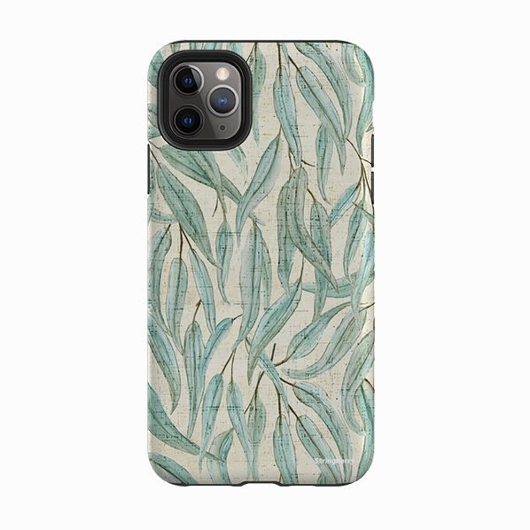 iPhone Tough Case - Gum Green By Katherine Quinn easy installation