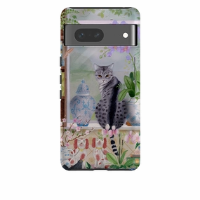 Smooth Fit Google Tough Case -  Cat In Window By Bex Parkin