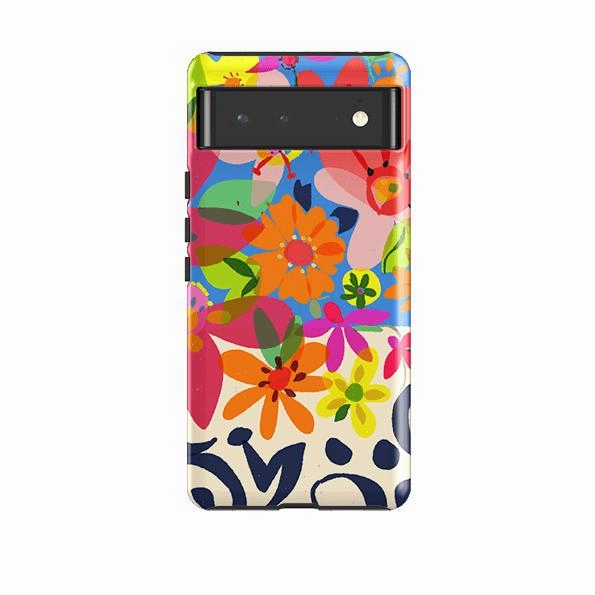 Protective Corner Google Tough Case -  Beautiful Blooms By Sarah Campbell