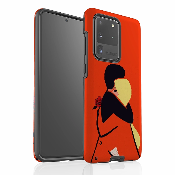 Samsung Tough Case - Red Embrace Vibrant pattern