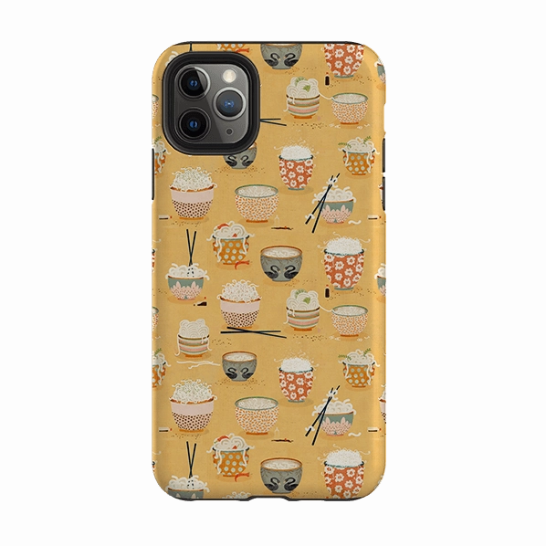 Rugged Frame iPhone Tough Case - Oodles Of Noodles By Katherine Quinn