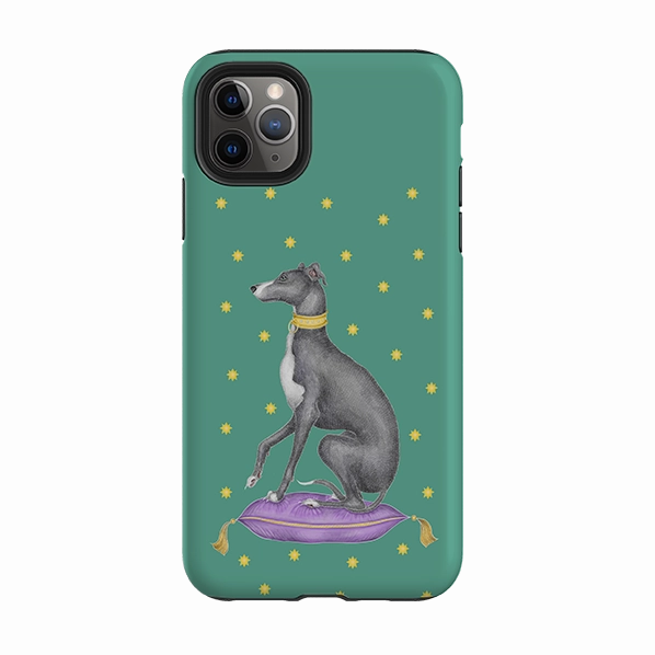 Durable touch iPhone Tough Case - Italian Greyhound By Catherine Rowe