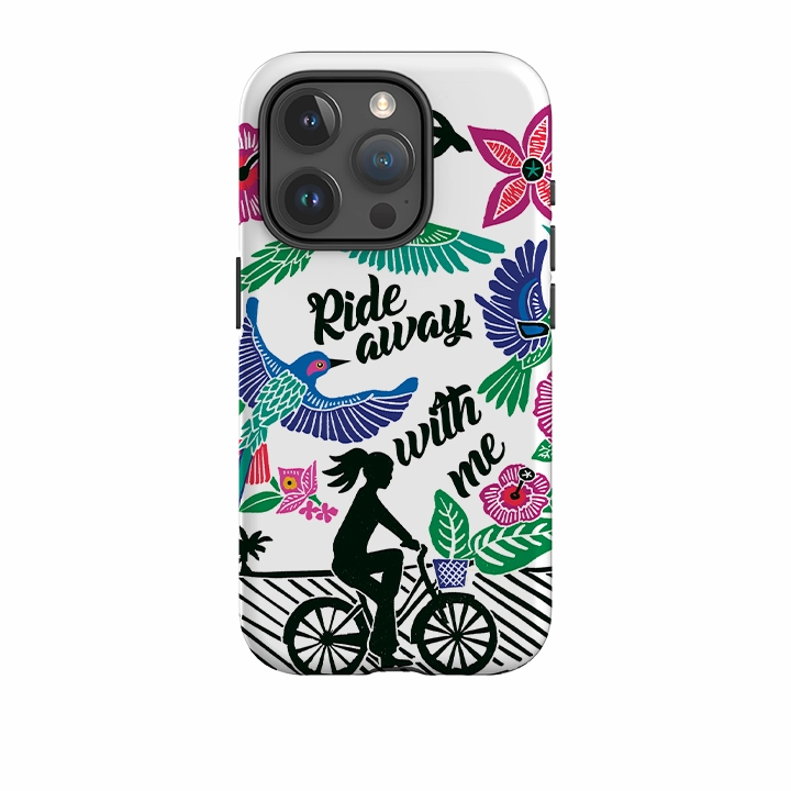 iPhone Tough Case - Ride With Me By Kate Heiss Minimal Feature Soft Edging