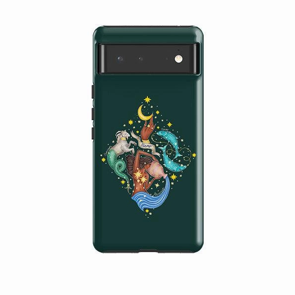 Compact Protection Google Tough Case -  Winter Zodiac By Catherine Rowe