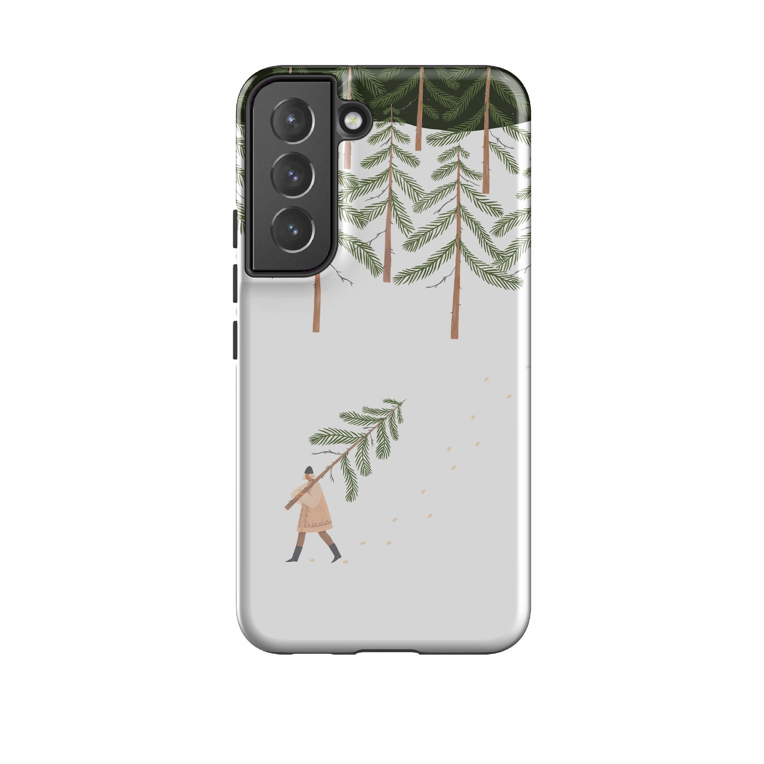 Samsung Tough Case - Coming Home For Christmas By Madalina Andronic Soft coating