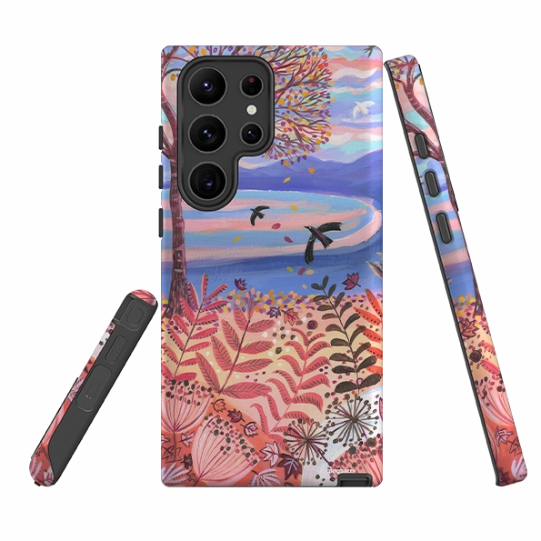 Matte Coating Compact Shell Samsung Tough Case - Autumn Coast By Mary Stubberfield