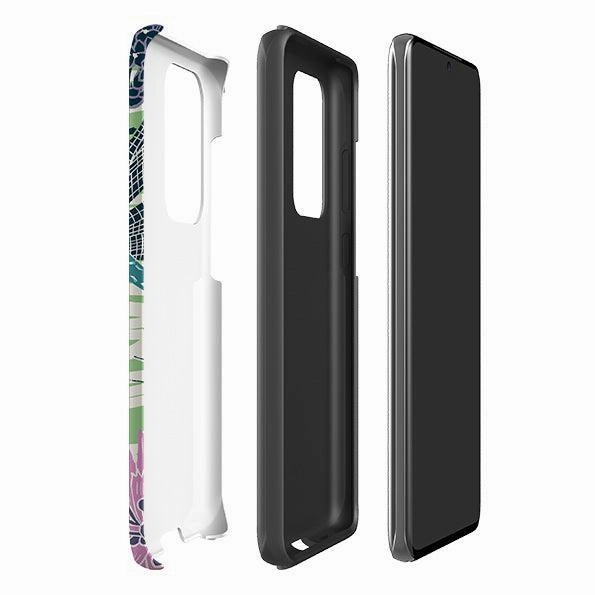 Samsung Tough Case - Dragonflies By Kate Heiss Soft Layered Design Durable Design