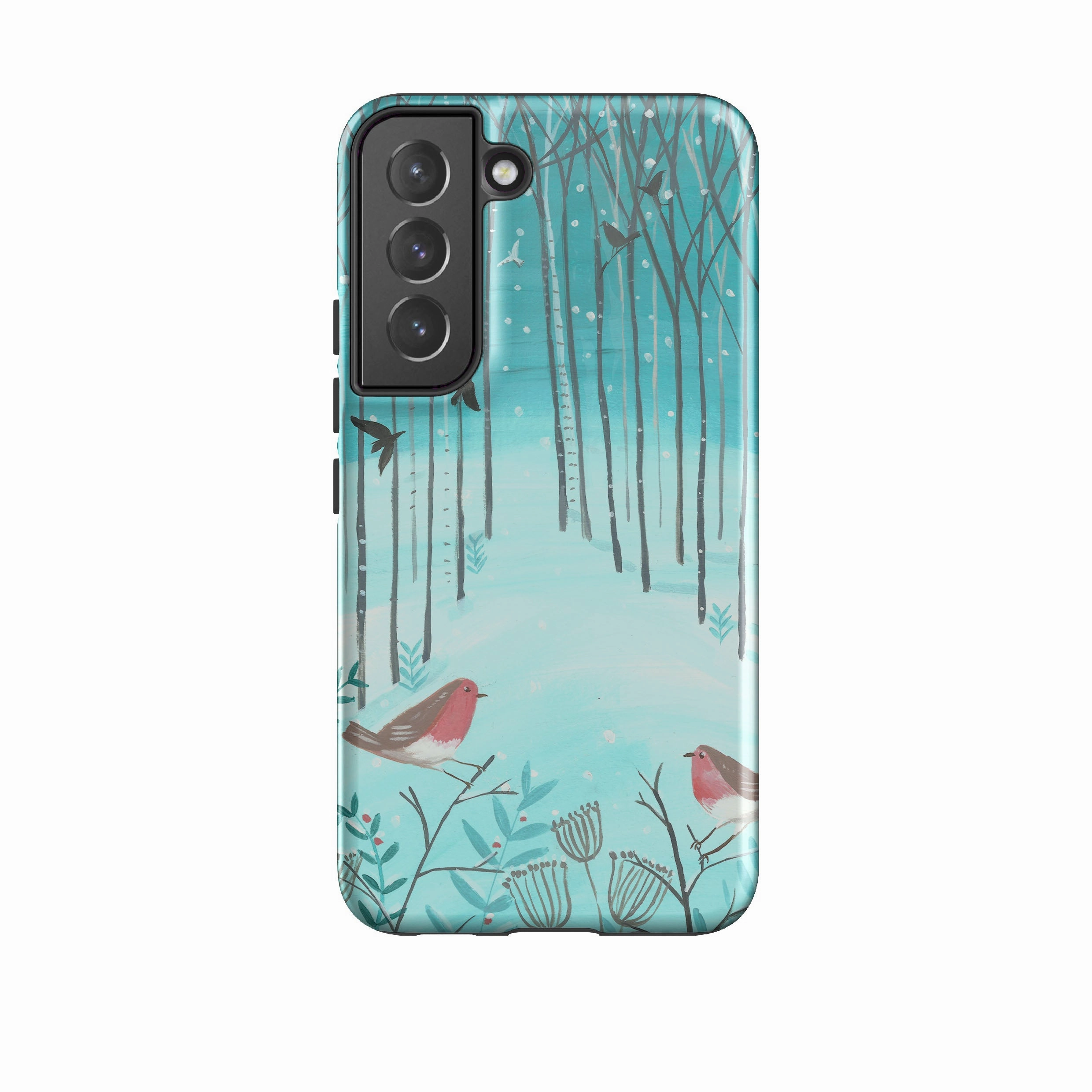 Light Form Flexible Material Samsung Tough Case - Winter Forest By Mary Stubberfield