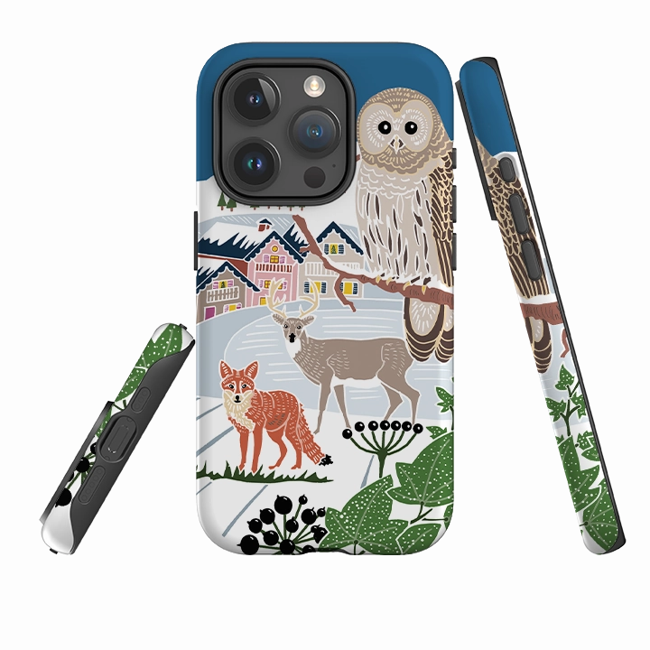 Hybrid Material Build iPhone Tough Case - Winter II By Kate Heiss