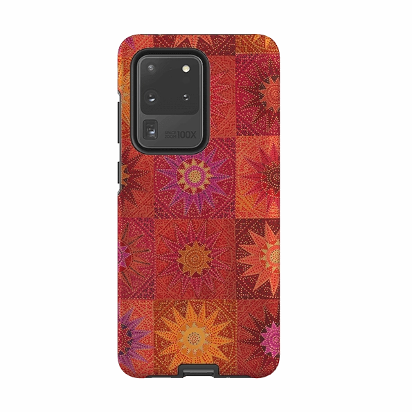 Samsung Tough Case - African Suns By Jehane Anti Shock Soft Edging