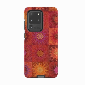 Luxury Finish Texture Trendy Design Samsung Tough Case - African Suns By Jehane