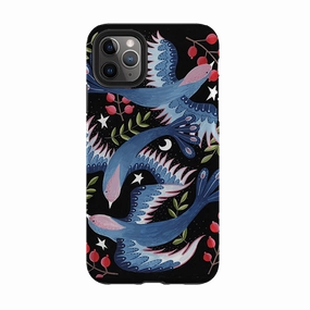 iPhone Tough Case - Soaring Birds By Bex Parkin anti dust