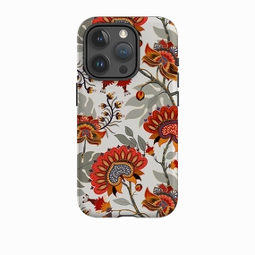 Matte Layer iPhone Tough Case -Eden Floral