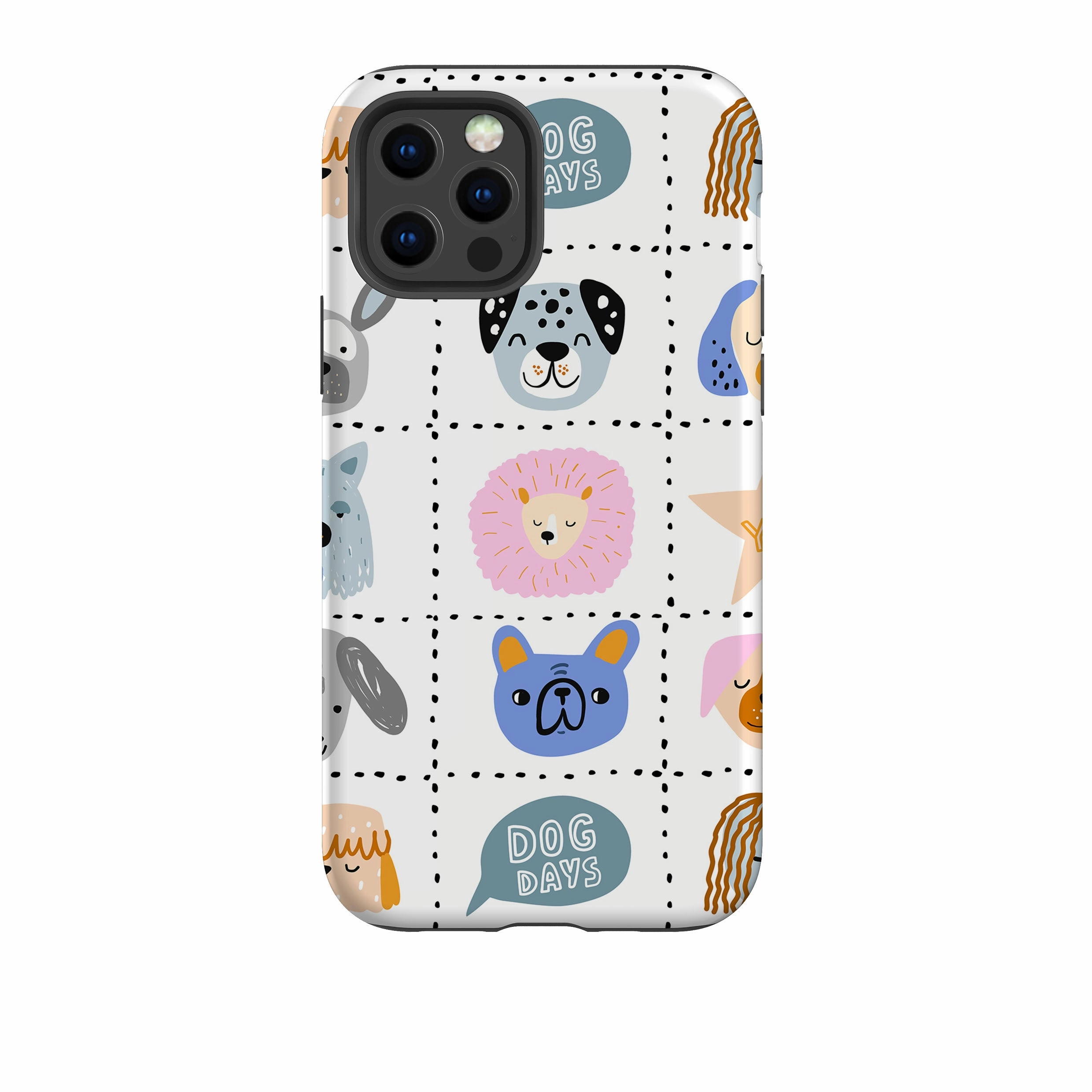iPhone Tough Case - Dog Days Everyday Use Matte Surface Design