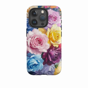 Water shield iPhone Tough Case - Summer Floral Roses