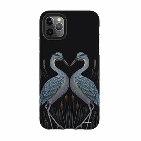 Minimal Surface iPhone Tough Case - Heron Pair By Anna Stead