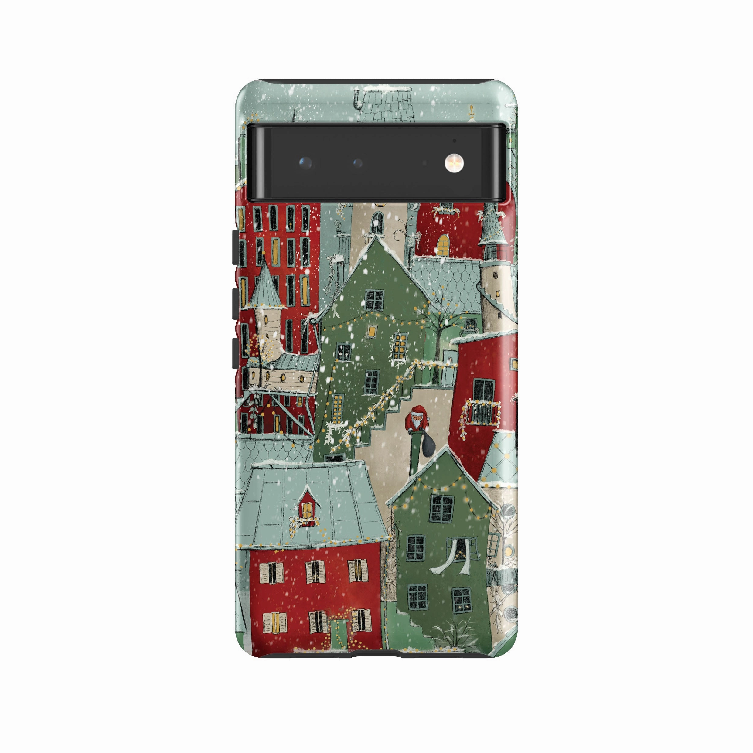 Google Tough Case -  Citywinkles Red By Maja Lindberg Minimal Surface Layer