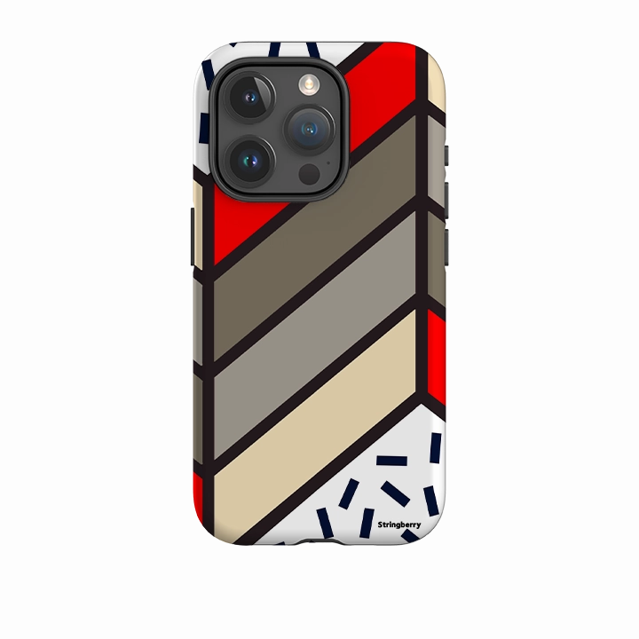 Color Finish iPhone Tough Case - Santa Barbara Chroma
