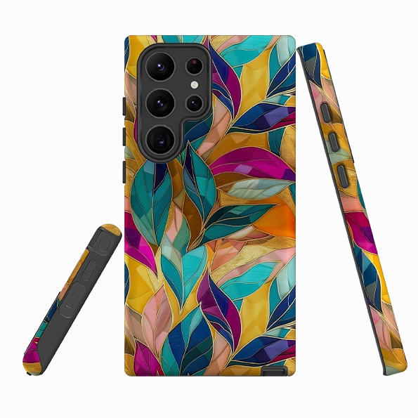 Samsung Tough Case - River Leaves Minimal Feature Heat dissipation