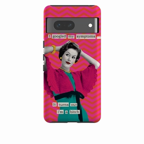 Google Tough Case -  Googled By Clare Jordan Shock Resistant Build Minimal Pattern