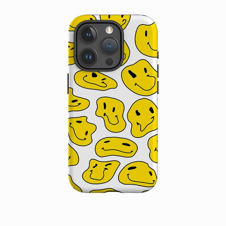 iPhone Tough Case - Smileys Scratch Barrier