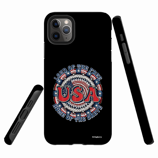 Matte Feel Modern Grip Design iPhone Tough Case - Brave