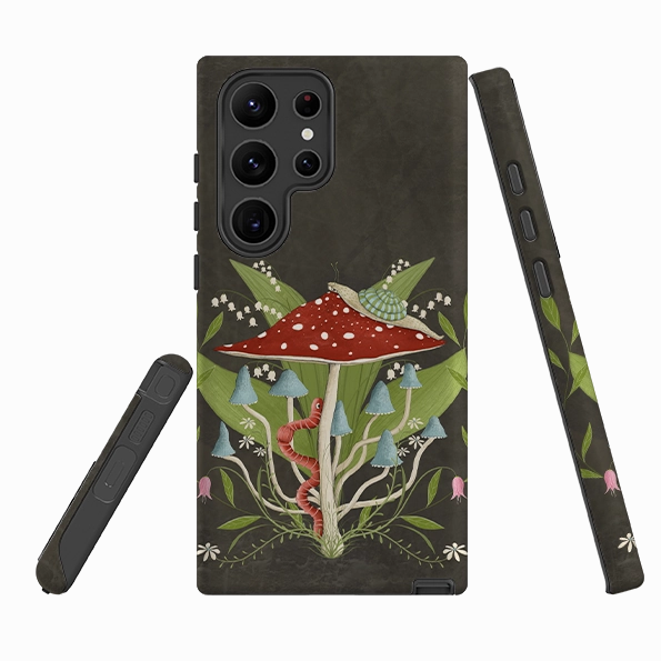 Samsung Tough Case - Worm By Maja Lindberg Soft Edge Detail