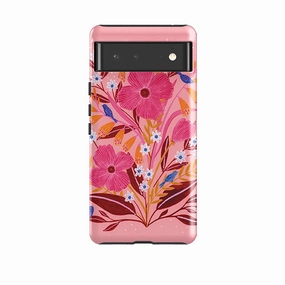 Google Tough Case -  Flowers By Lee Foster Wilson Smooth Surface Layer Rugged Look Finish