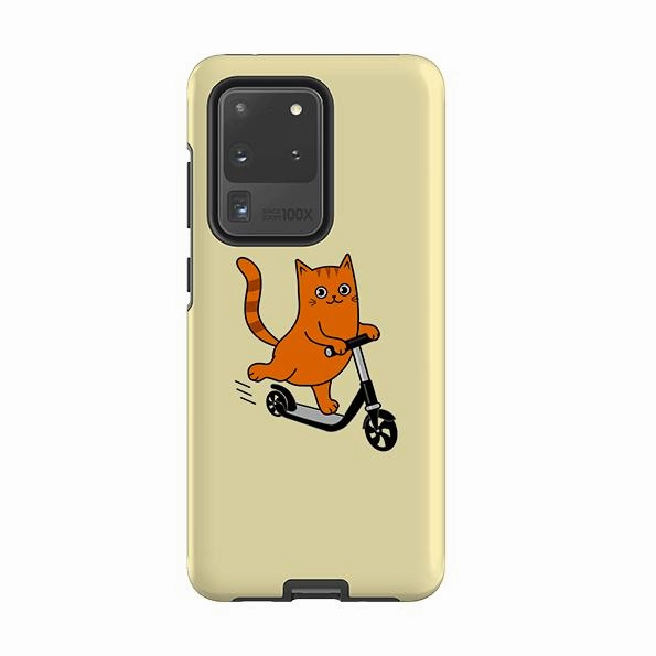 Samsung Tough Case - Cool Cat Soft Protection Stylish Detailing