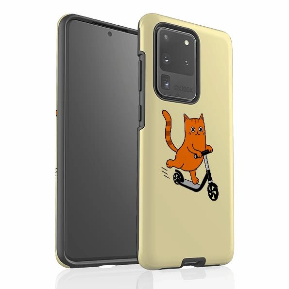 Creative Texture Samsung Tough Case - Cool Cat