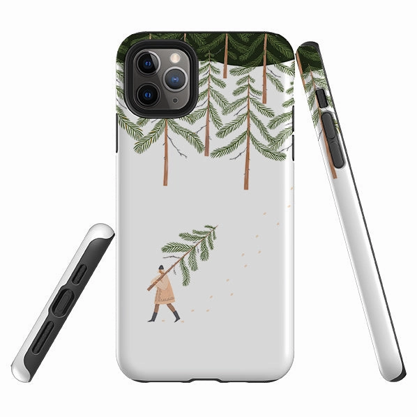 iPhone Tough Case - Coming Home For Christmas By Madalina Andronic Trendy Detailing Refined Style