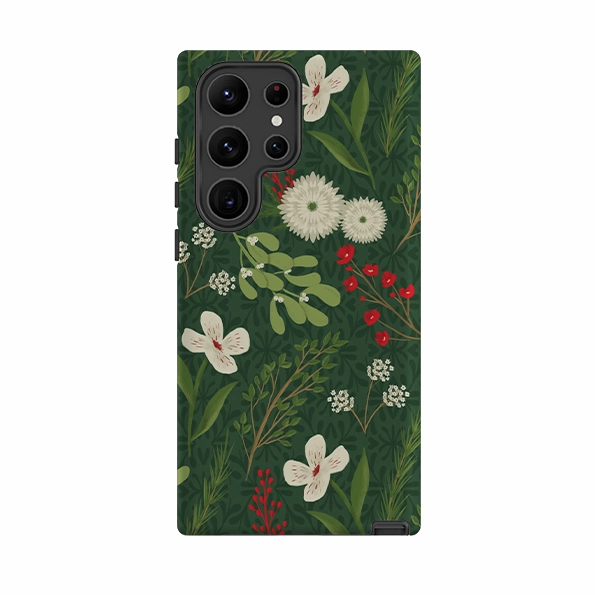 Samsung Tough Case - Holiday Foliage By Abby Jacobs Enhanced Comfort Flexible Pattern