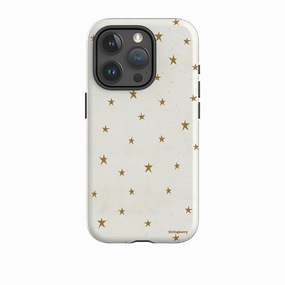Protective Edge iPhone Tough Case - Christmas Stars-1 By Katherine Quinn
